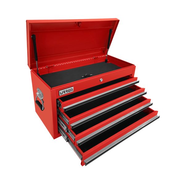 X27S4.jpg X27S4 - Gabinete superior 4 gavetas color rojo serie X 27" Urrea