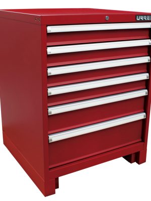 X28F6.jpg X28F6 - Gabinete fijo con 6 gavetas color rojo serie X 28" Urrea
