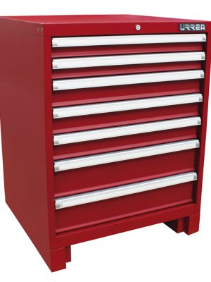 X28F7.jpg X28F7 - Gabinete fijo con 7 gavetas color rojo serie X 28" Urrea
