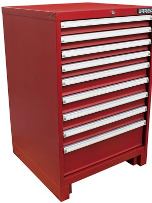 X28F9.jpg X28F9 - Gabinete fijo con 9 gavetas color rojo serie X 28" Urrea
