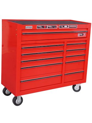 X41M11 - Gabinete móvil 11 gavetas color rojo serie X 41" Urrea