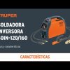 13695 - Soldadora inversora 160A, Bi-voltaje 127/220V, TRUPER