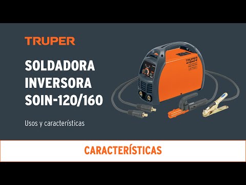 13695 - Soldadora inversora 160A, Bi-voltaje 127/220V, TRUPER