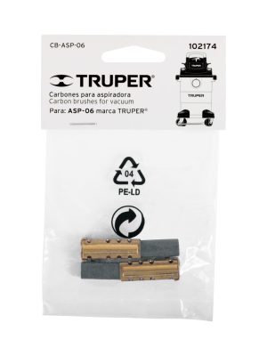 102174 102174 - Bolsa con 2 carbones de repuesto para ASP-06, TRUPER
