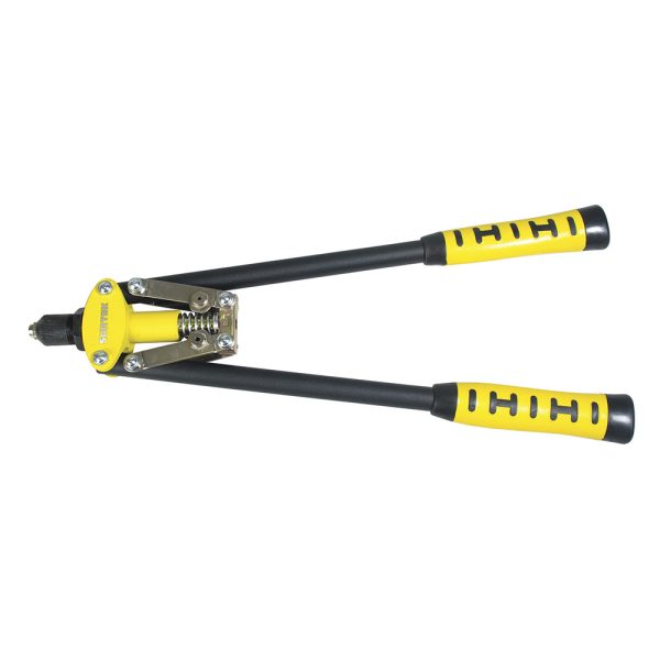 112516 - Remachadora tipo tijera de brazos largos con mango de neopreno Surtek