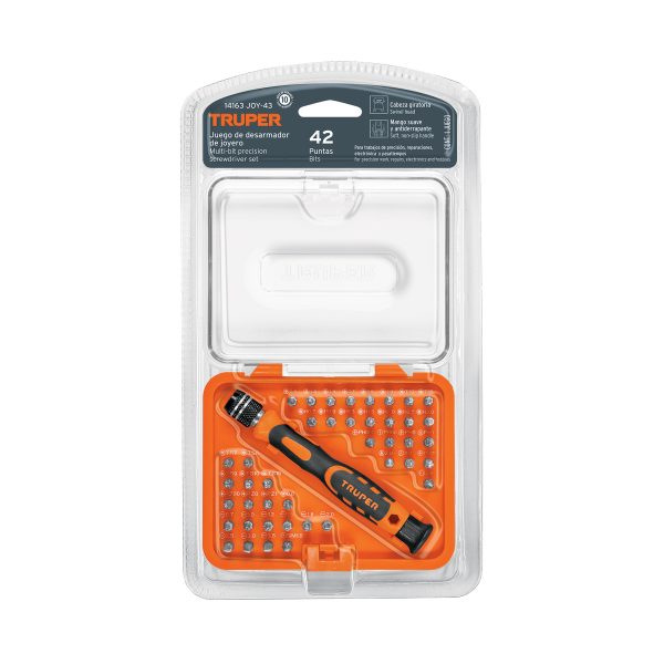 14163 - Desarmador de precisión con 42 puntas intercambiables