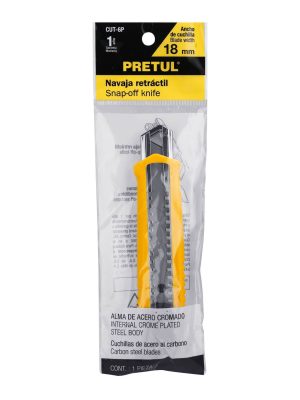 22396 22396 - Cutter 18 mm plástico con alma metálica, Pretul