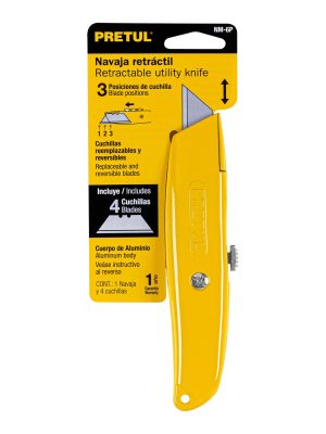22400 - Navaja retráctil 6' cuerpo de aluminio, Pretul