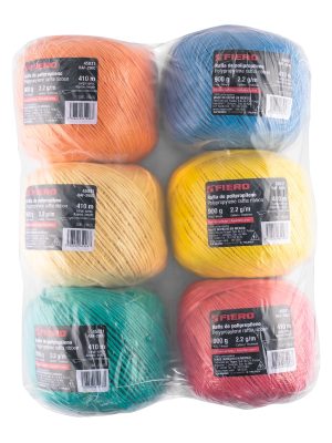 45031 45031 - Rollo de rafia de 410 m colores surtidos calibre 2.2 g/m