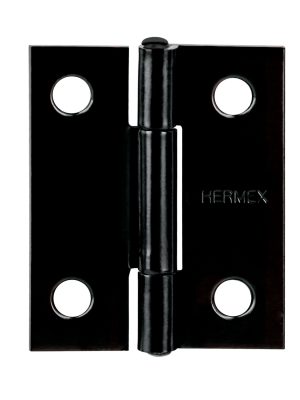 45633 45633 - Bisagra rectangular 1-1/2' negra, HERMEX