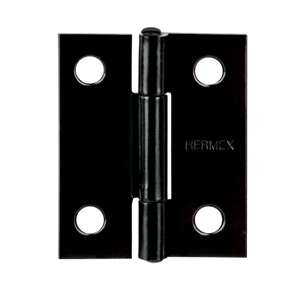 45633 - Bisagra rectangular 1-1/2' negra, HERMEX
