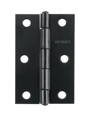 45635 45635 - Bisagra rectangular 2-1/2' negra, HERMEX