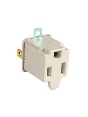 46254 - Bolsa con 2 adaptadores 3 a 2 grises, Volteck