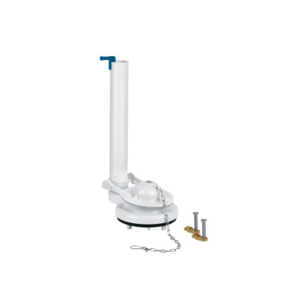 46287 - Válvula de descarga 3' para WC de 1 pza, cadena inox, Foset