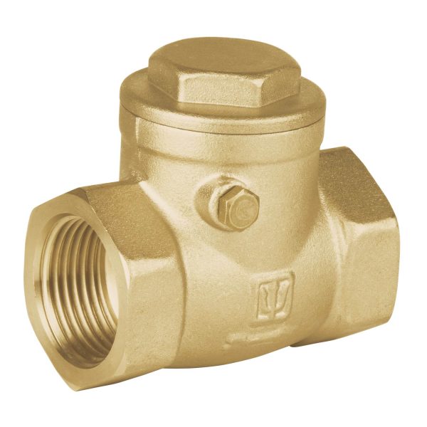 48511 - Válvula check horizontal de latón, 3/4', Foset