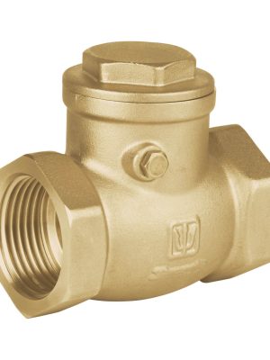 48512 48512 - Válvula check horizontal de latón, 1', Foset
