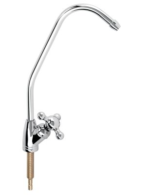 48523 - Llave cuello de ganso 1/4' para filtro de agua, Foset