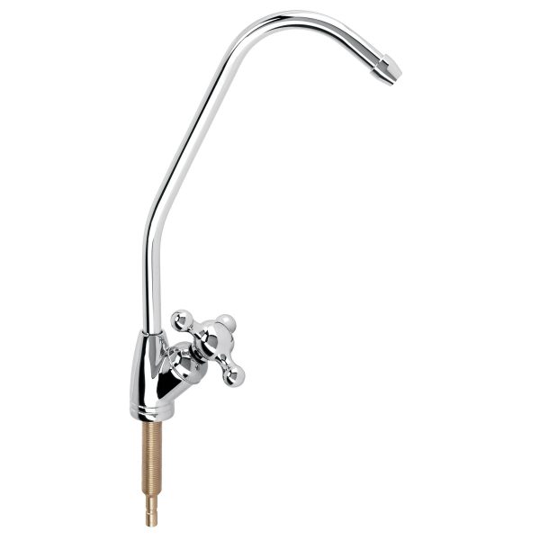 48523 - Llave cuello de ganso 1/4' para filtro de agua, Foset