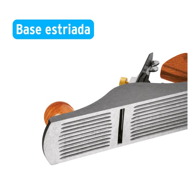 12015 - Cepillo para carpintero #5 base estriada, Truper