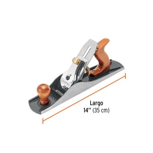 12015 - Cepillo para carpintero #5 base estriada, Truper
