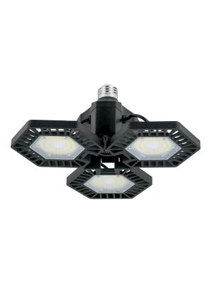 46587 - Luminario de LED 65 W, aluminio con 3 paneles abatibles