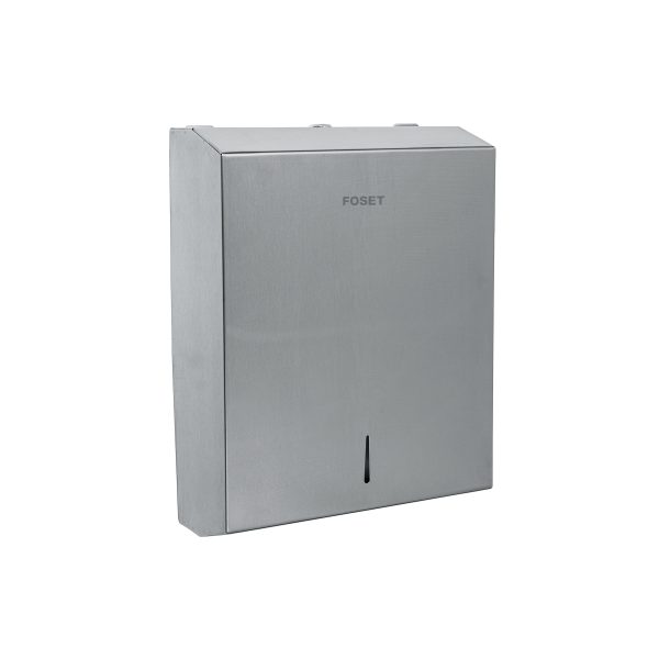 47933 - Dispensador de acero inox. para toallas de papel, Foset