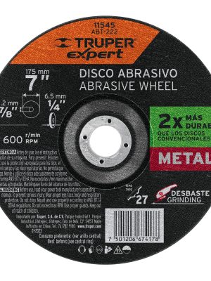 ABT-222.jpg 11545 - Disco Tipo 27 de 7' x 6.4 mm desbaste de metal, Expert