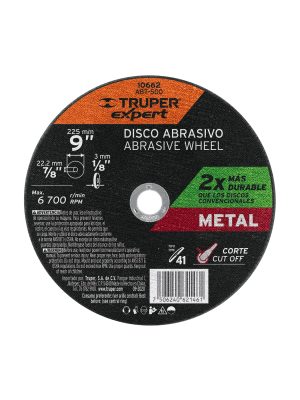 10662 - Disco para corte de metal, tipo 41, diámetro 9' Expert