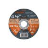 12569 - Disco Tipo 42 de 4-1/2' x 3.2 mm para corte de metal, Truper