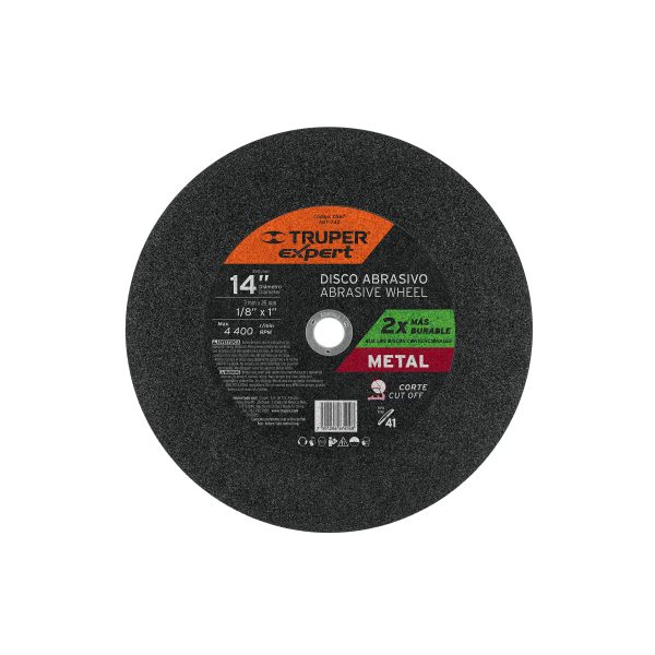 11567 - Disco Tipo 41 de 14' x 3.4 mm para corte de metal, EXPERT