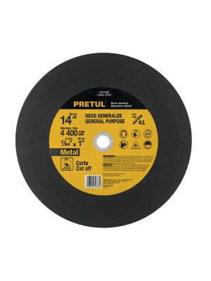 ABT-758P.jpg 22561 - Disco Tipo 41 de 14' x 3.1 mm para corte de metal, PRETUL