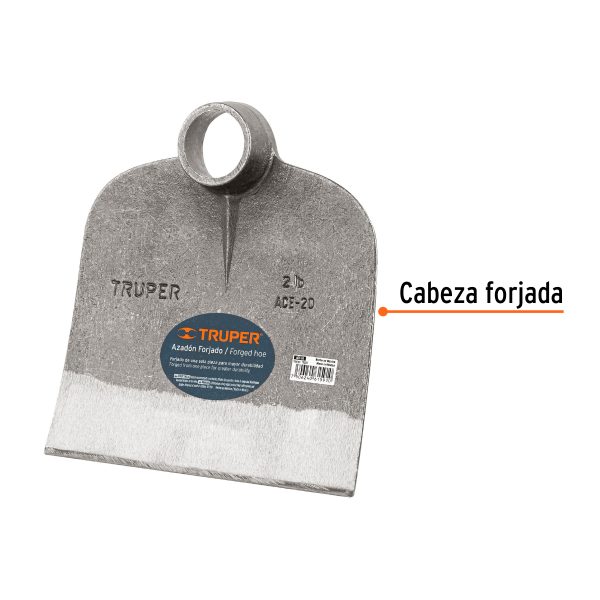 10359 - Azadón Centroamericano 2.0 lb, sin mango, TRUPER