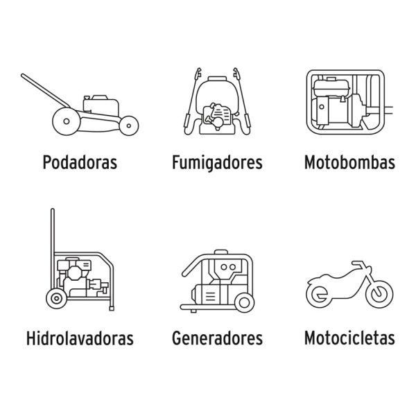 14928 - Aceite semi-sintético, 4 tiempos, 400 ml (14 oz), Truper