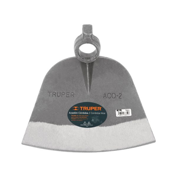 11530 - Azadón Córdoba No. 2 de 2.2 lb, sin mango, TRUPER