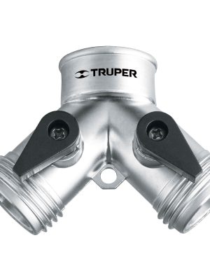 10372 - Conector 'Y' 3/4' metálico para manguera, Truper