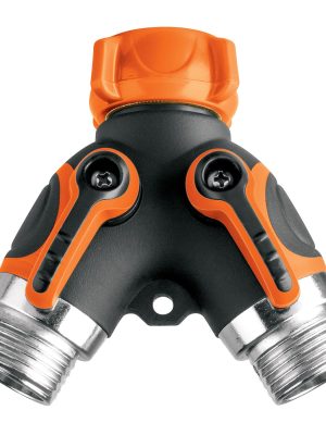 102248 - Conector 'Y' 3/4' metálico con recubrimiento para manguera