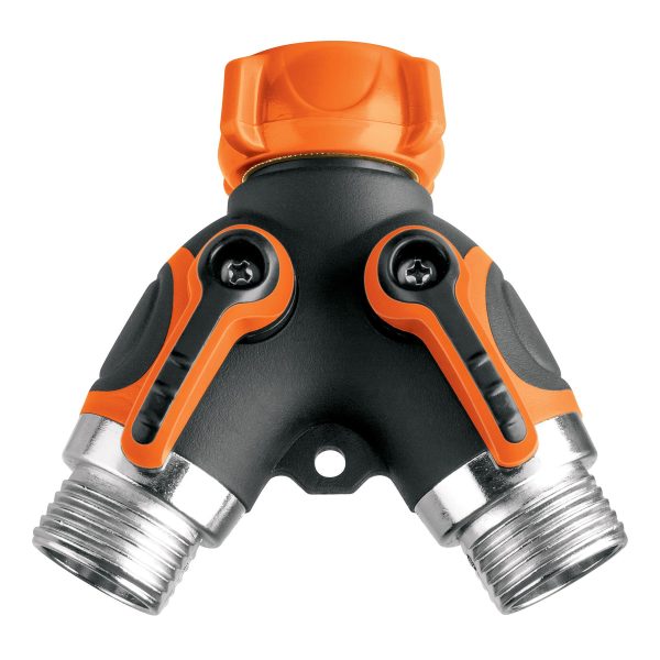 102248 - Conector 'Y' 3/4' metálico con recubrimiento para manguera