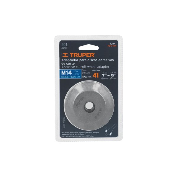 10541 - Adaptador para discos abrasivos 7' a 9', tipo 41, M14-2.0mm