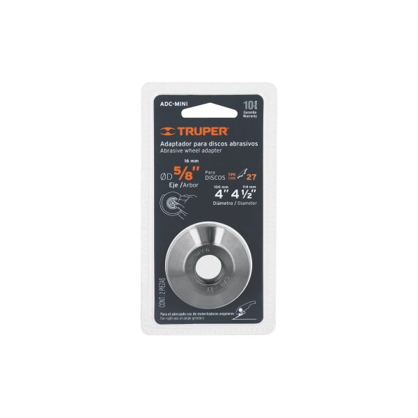 10544 - Adaptador para discos abrasivos 4' y 4-1/2', tipo 42, 5/8-11