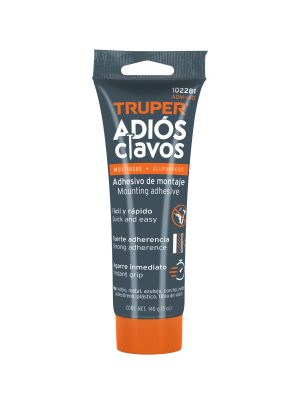 102281 - Adhesivo de montaje Adiós clavos, 140 g, Truper