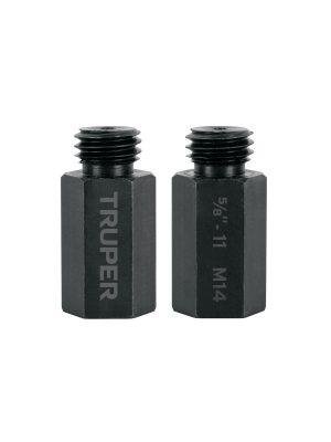103960 - Adaptadores para pulidoras M14 a 5/8', 2 piezas, TRUPER