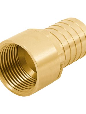 49313 - Adaptador hembra de latón 1' para poliducto, Foset