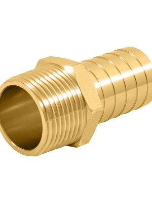 49306 - Adaptador macho de latón 3/4' para poliducto, Foset