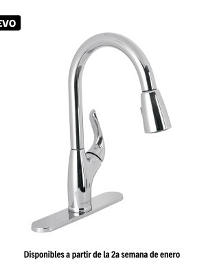 AEF-86.jpg 44903 - Monomando fregadero cromo, nariz retractil, FOSET AERO