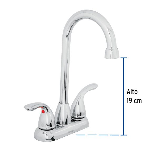 AEM-43FC2.jpg 49766 - Mezcladora 4' cuello tipo bar para lavabo, Foset Aero