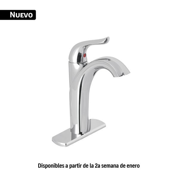 44883 - Monomando alto lavabo, cromo, FOSET AERO