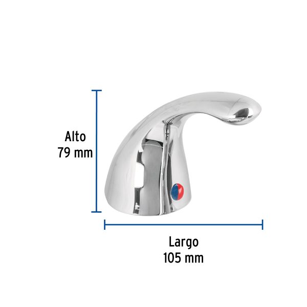 45239 - Maneral de palanca p/monomando de lavabo AEM-44, cromo, Aero
