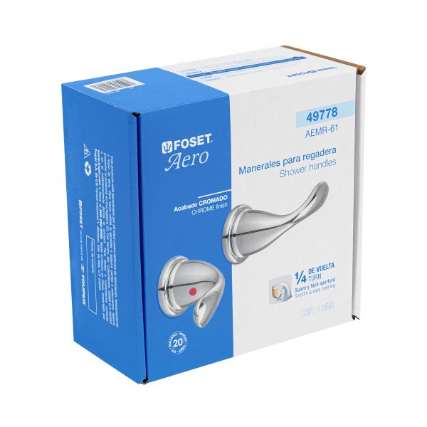 49778 - Juego 2 manerales para regadera, Foset Aero