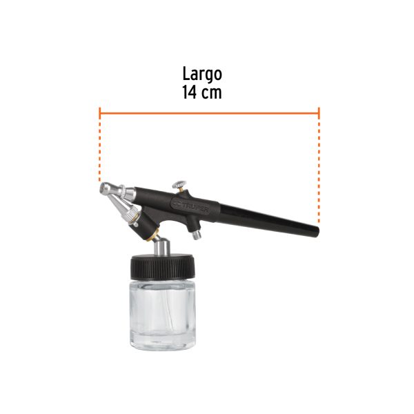 11861 - Pistola aerográfica de succión , Truper