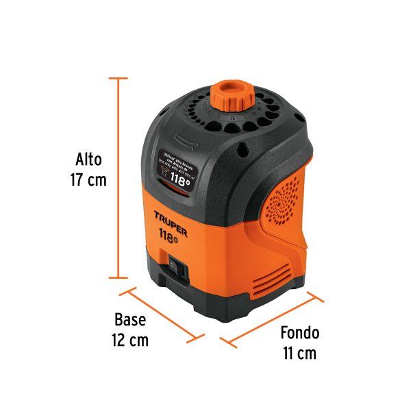 101684 - Afilador eléctrico para brocas con punta 118°, Truper